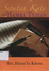 Image of Sepatah Kata Untuk Hamba Tuhan